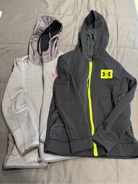 *Two* Under Armour Kids' Hooded Jackets/Sweatshirts